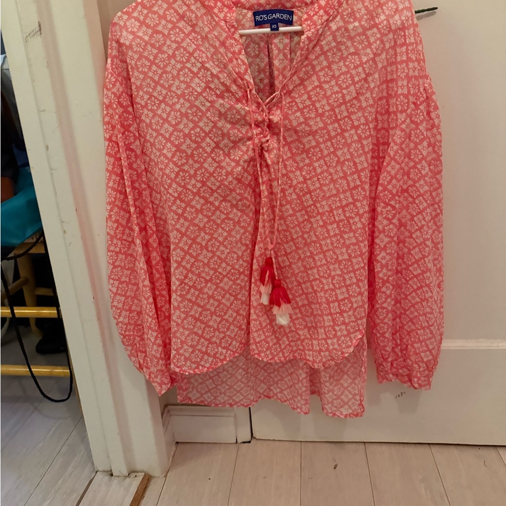 Ro’s Garden Pink Patterned Women's Tunic